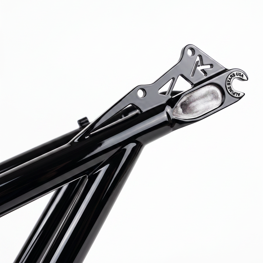 Retrocore rear stays and dropout detail